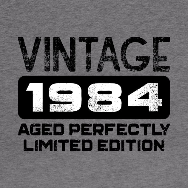 Birthday Gift Vintage 1984 Aged Perfectly by colorsplash